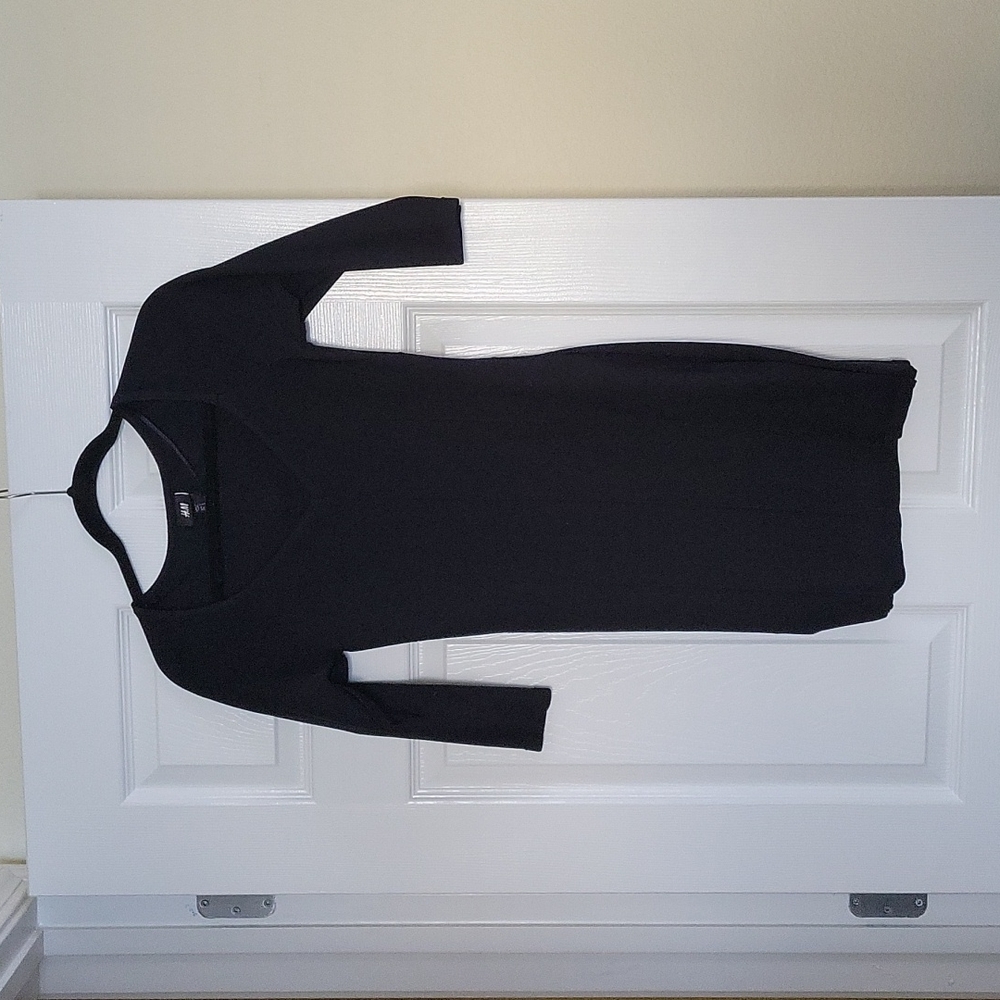 H&M, small. Black dress